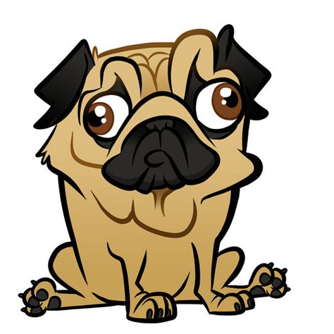 Pug, Steve Rampton on ArtStation at https://www.artstation.com/artwork/PmX8Ay Film Marketing, Hot Dog Rollers, Full Body Photo, Cute Dog Drawing, The Getty Center, Cute Names For Dogs, Animal Caricature, Getty Center, Pop Art Animals