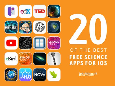 20 Of The Best Free Science Apps For iOS Science Apps, Augmented Reality Apps, Science Club, Basic Math Skills, Ipad Ios, Science Journal, Chemical Reactions, Learning Science, Educational Apps