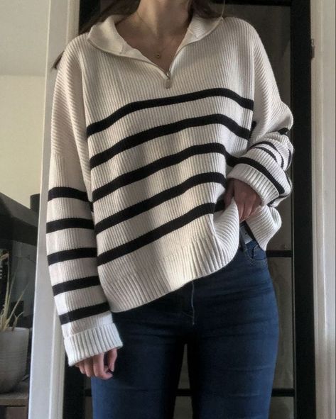 Cozy Sweaters Outfits, Modest Casual Outfits, Casual College Outfits, Winter Fashion Outfits Casual, Everyday Fashion Outfits, Casual Day Outfits, Quick Outfits, Looks Street Style, Stylish Work Outfits