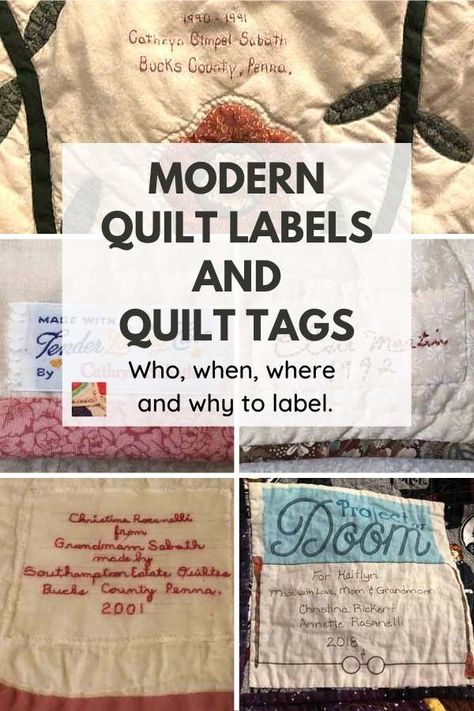 How To Label A Quilt, Quilting Name Tags, Labels For Quilts Ideas, Quilt Tags Labels, Printable Quilt Labels Free, Quilting Labels Ideas, Quilt Name Tag Ideas, How To Make A Quilt Label, Quilt Tags Labels Diy