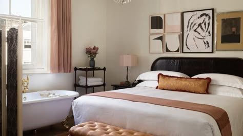 NoMad, London | SUITCASE Magazine Nomad London, Nomad Restaurant, Roman Williams, Styled Bedroom, Nomad Hotel, New York Hotel, Roman And Williams, London Police, London Hotel