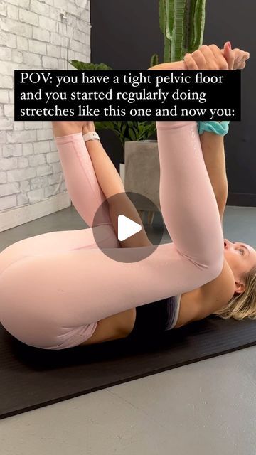 Release Pelvic Floor Tension, Tight Pelvic Floor Exercises, Pelvic Floor Exercises Strengthen, Tight Pelvic Floor, Pelvic Floor Muscle Exercise, Pelvic Floor Therapy, Therapy Ball, Pelvic Health, Gym Exercises