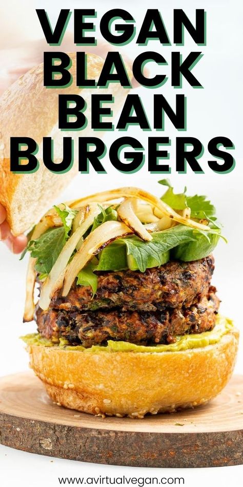 Vegan Black Bean Burgers, Vegan Black Bean Burger, Black Bean Burger Recipe, Vegan Burger Recipe, Tomato Butter, Black Bean Burger, Burger Patty, Cooked Quinoa, Butter Lettuce