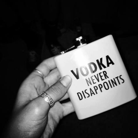 This Flask Speaks the Truth Vodka Quotes, Drink Party, Alcohol Aesthetic, Drinking Quotes, Puff And Pass, Black And White Aesthetic, Piece Of Me, Wall Collage, Mood Pics