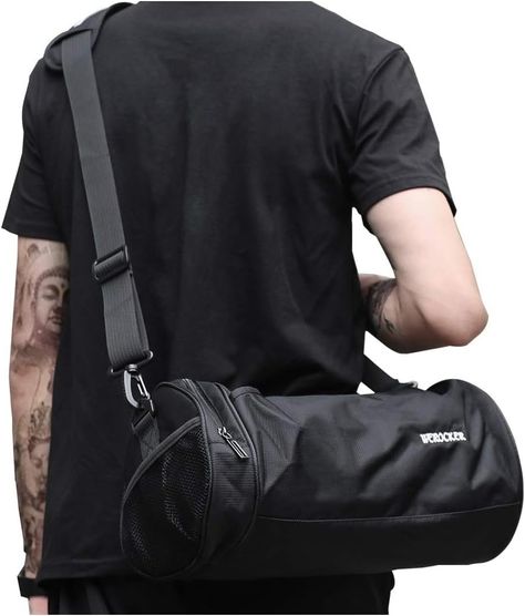 Small Sports Gym Bag Workout Lightweight Duffel Bags for ... Gym Bag Men, Gym Bag For Men, Small Gym Bag, Black Camping, Hiking Bags, Small Gym, Swim Bag, Gym Bag Essentials, Mens Gym Bag