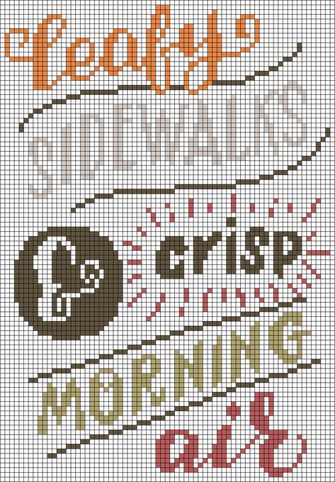 Alpha pattern #102999 | BraceletBook Mini Cross Stitch, Autumn Harvest, Crochet Diagram, Text Quotes, Alpha Pattern, Soda Pop, Alpha Patterns, Friendship Bracelet Patterns, Fall Harvest