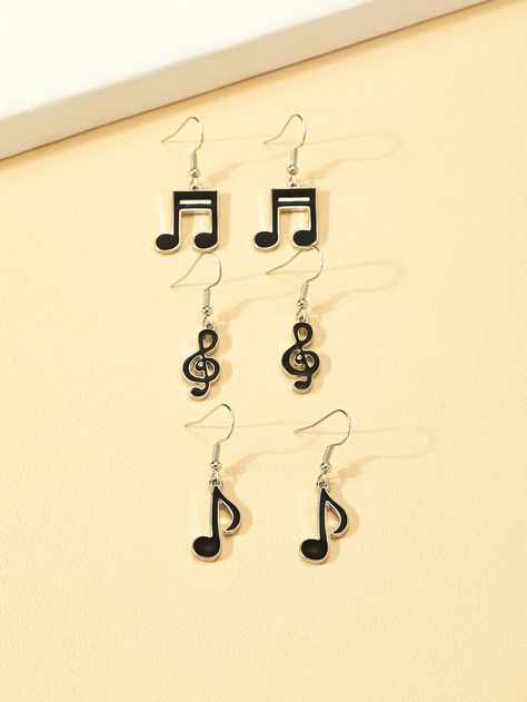 Embellished Fashion, Music Jewelry, Earring Sets, Magical Jewelry, Girly Accessories, Women's Jewelry Sets, Notes Design, Funky Jewelry, Music Note