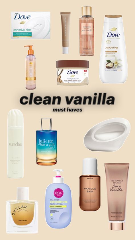 Vanilla perfume | scent layering | vanilla vibes | vanilla girl | perfumes | aesthetic | hygiene tips | mod vanilla | dove | Victoria’s Secret | Skylar | clean beauty | phlur | vanilla skin | eos lotions | vanilla cashmere Aesthetic Hygiene, Perfumes Aesthetic, Scent Layering, Mod Vanilla, Vanilla Skin, Vanilla Vibes, Vanilla Cashmere, Hygiene Tips, Vanilla Perfume