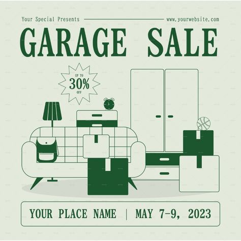 Minimal Garage Sale Flyer Minimal Garage, Garage Sale Flyer, Sale Flyer Design, Sale Flyer, Place Names, Garage Sale, Garage Sales, Creative Expressions, Minimal Design