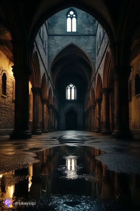 Medieval Castle: Path to the Tower 🚶‍♂️💡 | #StableCascade & StableDiffusion Follow this somber corridor to the heart of the medieval castle, brought to life by the StableCascade neural network through AI generation. #PathToThePast #AI_CastleJourney #MedievalPathway #StableCascadeCreation #HistoricCorridors Castle Stables, Castle Corridor, Dark Castle, Writing Pictures, Picture Prompts, Neural Network, Fantasy Setting, Fantasy Aesthetic, Medieval Castle