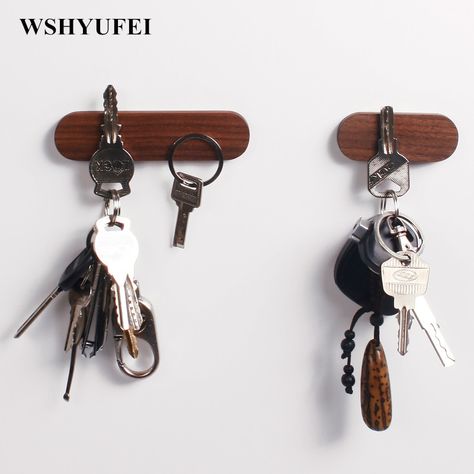 Cheap wooden magnet, Buy Quality wall magnet directly from China magnet wood Suppliers: WSHYUFEI Solid wood key holder Wall hanging Wood wall hanging Car keys Multifunctional suction magnetism Walnut Beech Magnetic Key Holder, Wooden Key Holder, Key Holders, Wood Wax, Key Storage, Key Rack, Wall Key Holder, Key Hanger, Wood Wall Hanging