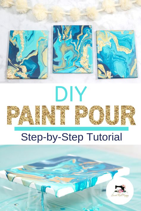 Poppy Diy, Cuadros Diy, Diy Techniques And Supplies, Diy Techniques, Acrylic Pouring Art, Pouring Painting, Fluid Painting, Pouring Art, Interior Modern