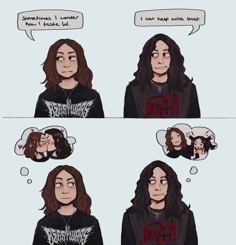 Brodie Deathgasm, Metalhead Oc Art, Deathgasm Movie, Zakk Deathgasm, Metalhead Drawing, Mayhem Fanart, Goth Memes, Metal Icon, Metal Heads