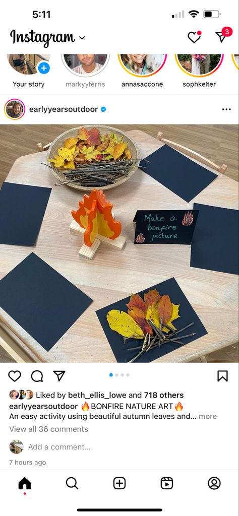 Eyfs November Activities, Autumn Activites For Eyfs, Bonfire Night Forest School Activities, Bonfire Night Eyfs Tuff Tray, Bonfire Night Small World Eyfs, October Eyfs Activities, Halloween Curiosity Approach, Autumn Maths Activities Eyfs, Autumn Creative Activities Eyfs