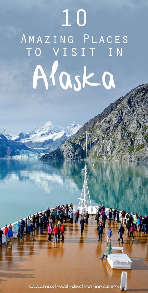 10 Amazing Places To Visit In Alaska - Must Visit Destinations  Check out these amazing places to visit in Alaska. Ready to start checking these places off your bucket list?  Then, email me at Deb@VacationsByDeb.com or call me at 877-331-5078 to help you plan your trip. Amazing Places To Visit, Visit Alaska, Alaska Vacation, Alaskan Cruise, Alaska Cruise, Alaska Travel, United States Travel, Romantic Travel, Amazing Adventures