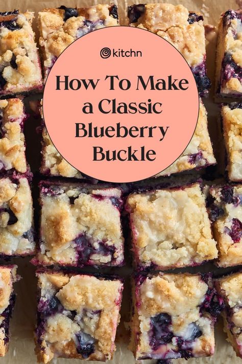 Canned Blueberries Recipes, Blueberry Baked Goods, Blueberry Buckle Coffee Cake, Desserts Blueberry, Buckle Cake, Buckle Recipe, Blueberry Buckle Recipe, Fresh Blueberry Recipes, Blueberry Buckle