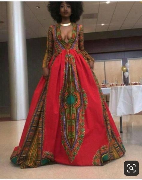 Prom Dresses African, Dashiki Prom Dress, Dresses African Print, African Gowns, African Wears, Styles Ankara, Dashiki Fashion, Mama Africa, Dashiki Dress