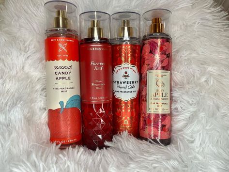 Red Perfumes, Shower Care, Red Perfume, Pampering Routine, Forever Red, Scented Lotion, Bath And Body Works Perfume, Shower Skin Care, Body Smells