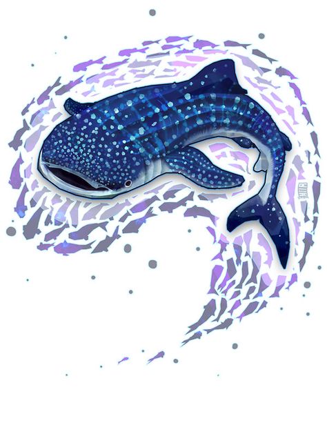 Whale Shark by stormful Whale Shark Tattoo, Shark Wallpaper, Whale Pictures, Shark Painting, Shark Illustration, Shark Drawing, Shark Design, Whale Sharks, Shark Art