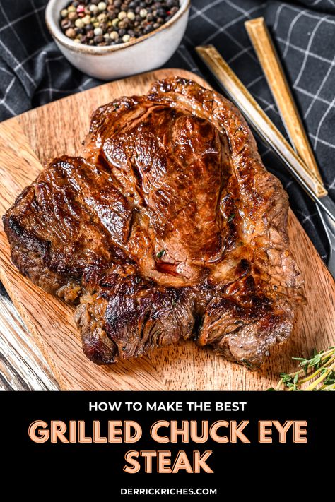 Smoked Steaks, Chuck Tender Steak Recipes, Chuck Eye Roast, Chuck Steak Recipes, Beef Chuck Steaks, Beef Rendang, Outdoor Cooking Recipes, Chuck Steak, Steak Rubs