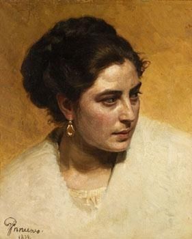 Artwork by Ilya Repin, Portrait of a woman, Made of Oil on canvas laid on panel Valentin Serov, Hyperrealism Paintings, Ilya Repin, Oil Painting Woman, Russian Painting, Soviet Art, Painter Artist, Ukrainian Art, Oil Portrait