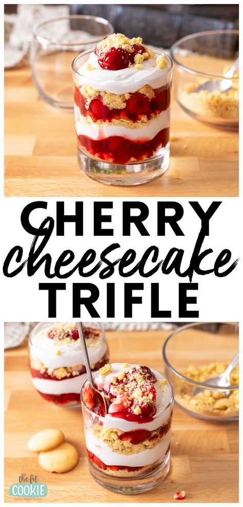 Cherry Cheesecake Trifle, Cherry Cheesecake Cups, Diary Free Dessert, Dairy Free Trifle, Gluten Free Fudge, Gluten Free Dairy Free Dessert, Dairy Free Cheesecake, Cheesecake Trifle, Vegan Gluten Free Desserts