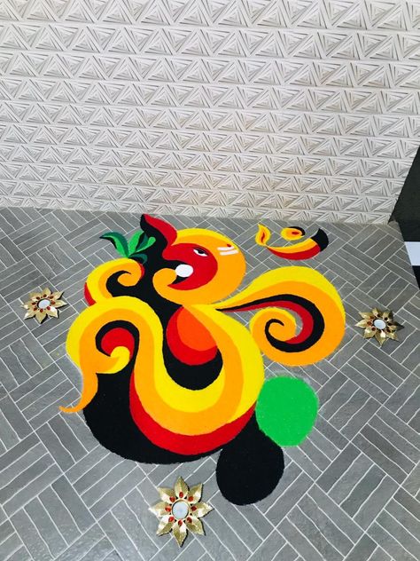 Lakshmi Poojan Rangoli, Diwali Pictures, Special Rangoli, Rangoli Design, Cute Easy Drawings, Hand Embroidery Designs, Rangoli Designs, Diwali, Art Sketches