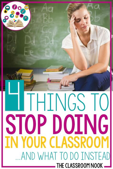 Are you making one or more of these classroom management mistakes in your upper elementary classroom? Fix them with these 4 classroom management strategies to a better classroom! #classroommanagement #upperelementary #thirdgrade #fourthgrade #fifthgrade Out Of Control Classroom, Chaos Control, Things To Stop Doing, Intervention Classroom, Christian Classroom, Class Participation, Intervention Specialist, Nonfiction Text Features, Student Assessment