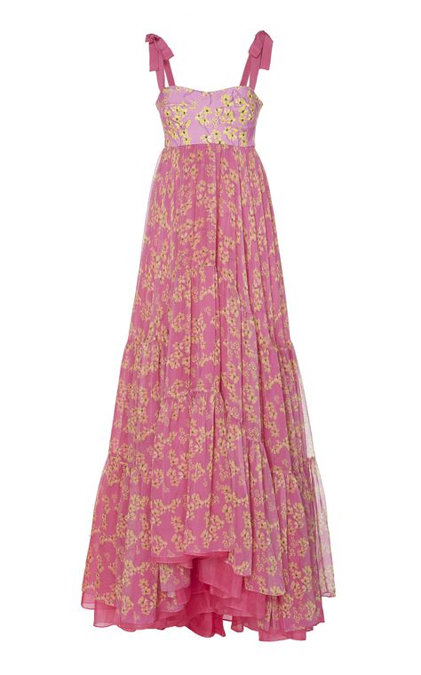 Dancing Printed Silk-Blend Dress by SILVIA TCHERASSI for Preorder on Moda Operandi Skirt Maxi, Mode Inspiration, Fancy Dresses, Fashion Styles, Dream Dress, Look Cool, Moda Operandi, Look Fashion, Outfit Inspirationen