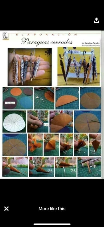 Mini Umbrella Crafts, Accessoires Barbie, Mini Umbrella, Dollhouse Miniature Tutorials, Diy Doll Miniatures, Doll House Plans, Doll House Crafts, Doll Diy Crafts, Dollhouse Miniatures Diy