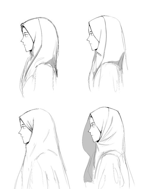 🎉 Thank you for 100k followers! To celebrate, I'm offering a FREE training program and digital products to enhance your art, drawing, and character design skills. Don't miss out – limited time only! Like, share, and stay tuned for details! 🖌✨ Hijab Girl Drawing Sketch, Hijab Drawing Sketches, How To Draw Hijab, Hijab Drawing Reference, Webtoon Character Design, Drawing Oc Character Design, Hijab Sketch, Hijab Reference, Character Design Ideas