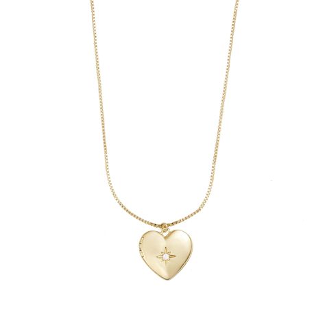 PRICES MAY VARY. The Heart Locket Necklace is a sleek heart pendant featuring a falling star crystal accent - a representation of our inner light. The locket opens up to reveal inscribed words 'Follow Your Heart'. Inspired by our bestselling Harlow Locket Heart Necklace, this updated refined heart silhouette, sits on the brand's signature classic chain necklace. 14K Gold Plating - Our jewelry is finished with a layer of 14K gold micron plating to give our jewels a luxe golden shine. Durable styl Locket Heart Necklace, Heart Silhouette, 14k Gold Plated Jewelry, Wanderlust And Co, Star Crystal, Gold Locket Necklace, Falling Star, Heart Locket Necklace, Gold Locket