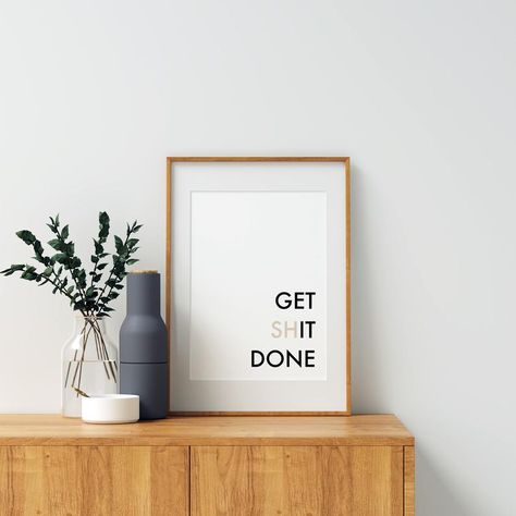 Motivational Office Decor, Cubicle Decor Office, Quote Wall Decor, Office Background, Neutral Print, Office Artwork, Office Guest Room, Office Room Decor, Office Prints