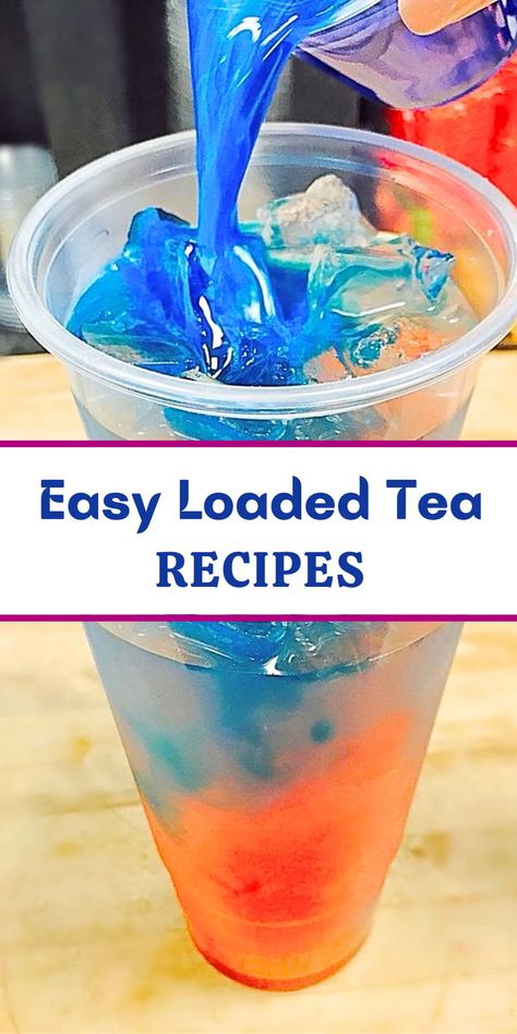 Anyone can make a loaded tea at home without Herbalife products. Here are the best loaded tea recipes for a quick and healthy energy boost! Simple Loaded Tea Recipes, Loaded Tea Recipes Diy Walmart, Loaded Tea At Home, Flavored Tea Recipes, Loaded Tea Recipes, Herbalife Flavors, Healthy Teas Recipes, Energy Drink Recipe, Bubble Tea Flavors