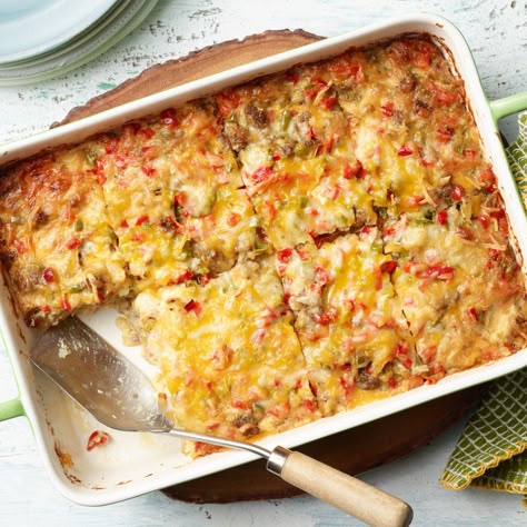 Breakfast Casserole Healthy, Bacon Ideas, Tot Breakfast Casserole, Casserole Healthy, Tater Tot Breakfast Casserole, Breakfast Potato Casserole, Healthy Breakfast Casserole, Tater Tot Breakfast, Healthy Casseroles