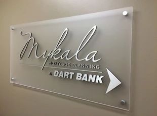 Mykala Mortgage GemLeaf Acyrlic w/ Standoffs Indoor Signs, Interior Signage, Lobby Sign, Office Signage, Name Plate Design, Sign Board Design, Acrylic Signage, Led Signage, Signage Display