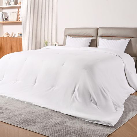 PRICES MAY VARY. 【Alaskan King Size-120''x132''】: Topblan super oversized Alaskan king comforter boasts a generous size of 120 x 132 inches that comfortably accommodates a family of 4, effectively reducing Tug-of-war with comforter. The oversized king duvet insert can fully envelop the bed and hang over the edge of the bed, ensuring that your sheets remain neatly tucked in. Enjoy an effortlessly tidy and luxurious bedroom aesthetic with our spacious design. 【Lightweight Hollow Microfiber Fill】: Oversized King Comforter, King Bedding, Down Alternative Comforter, Bedding Comforter, Lightweight Bedding, Luxurious Bedroom, Hang Over, King Comforter, King Duvet