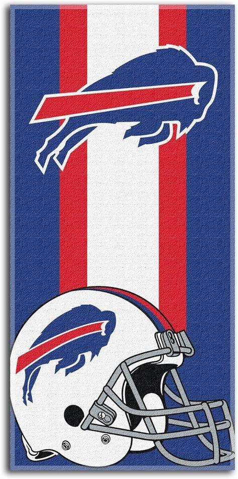 Amazon.com : Northwest NFL Buffalo Bills Beach Towel, 30" x 60", Zone Read : Sports & Outdoors Buffalo Bills Wallpaper, Bills Wallpaper, Bills Mafia, Nfl Buffalo Bills, Buffalo Bills, North West, Beach Towel, Buffalo, Nfl