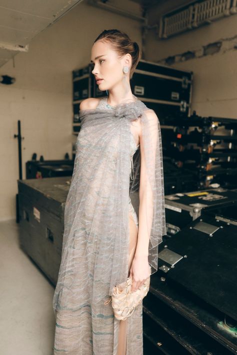 Backstage at the Giorgio Armani Spring 2025 ready-to-wear show Armani 2024, Spring 2025, Beauty Industry, New York Fashion Week, Giorgio Armani, New York Fashion, Ready To Wear, Fashion Week, New York