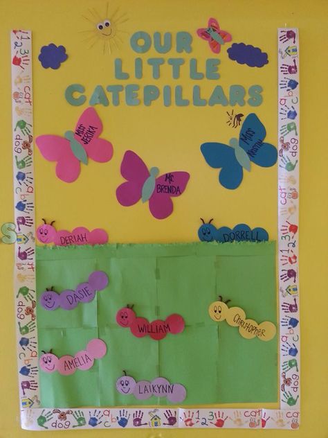 Bulletin board idea I did for my infant room class Infant Bulletin Board, Class Room Door, Room Door Ideas, Daycare Bulletin Boards, Toddler Bulletin Boards, Infant Room Daycare, Spring Classroom Door, William Christopher, Infant Daycare