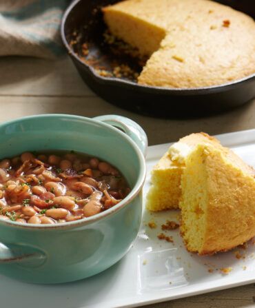 Pinto Beans And Cornbread, Beans And Cornbread, Pinto Bean, Celebrity Recipes, Shortbread Bars, Reba Mcentire, Corn Bread Recipe, Chocolate Pecan, Southern Cooking