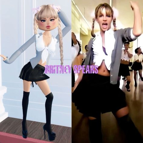 [PaidAd] 54 Impressive Back To School Outfit Dress To Impress Tips To Find Out #backtoschooloutfitdresstoimpress Britney Spears Dti Outfit, Britney Spears School Outfit, Dress To Impress Outfits Roblox Game Theme Popstar, Famous Dti Theme, First Day Of School Dti Outfits, Y2k Popstar Aesthetic, Dti Outfits Going To Work, Dti Outfits Back To School, Dti Pop Star Outfit Ideas