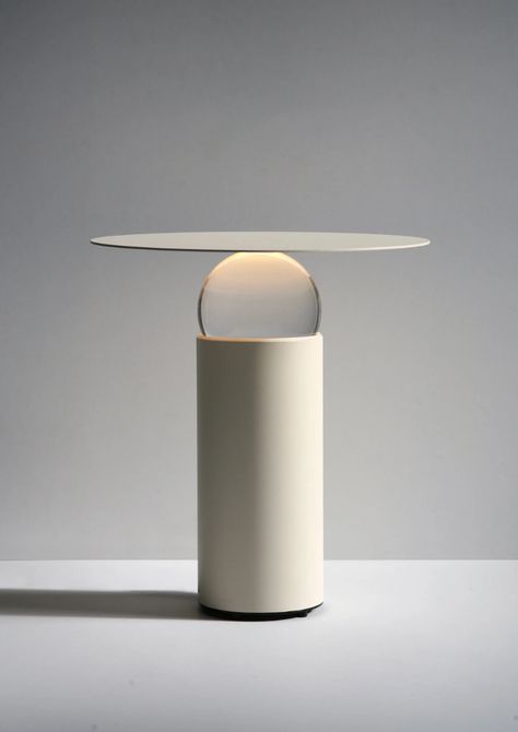 The SFIR lamp is a sculpture you can and should touch - DesignWanted : DesignWanted Bauhaus Lamp, Lighting Design Inspiration, Product Rendering, Architectural Lighting Design, Architecture Design Concept, Light Beam, Portable Lamps, Light Architecture, Lighting System