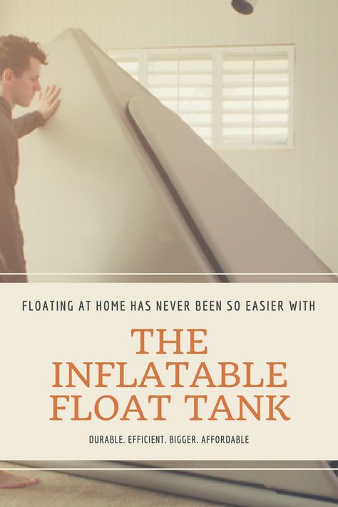 Have you ever considered bringing your floatation experience at home? Now this is even more affordable and still so accessible with the inflatable zen float tank! Float Tank, Deprivation Tank, Inflatable Float, Wellness Center, Daily Routine, Have You Ever, Cool Things To Buy, Float, Tent