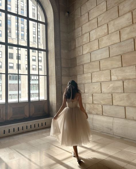 swan ballerina dove princess fairy angel 🦢🏹 @houseofcb #angelcore #angelcoreaesthetic #balletcore #princesscore #coquette #coquetteaesthetic angelcore style, bridal dress, wedding dress, ballet aesthetic, princess style, coquette fashion, bryant park library photo inspo, nyc influencer content creator, tulle midi dress, ballet flats, hair bow Angelcore Outfits, Nyc Influencer, Swan Ballerina, Aesthetic Princess, Angelcore Aesthetic, Ballet Aesthetic, Coquette Fashion, Princess Fairy, Tulle Midi Dress