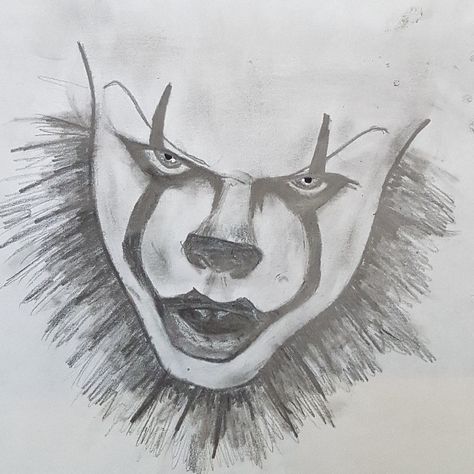 Jason Drawing Easy, Jason Voorhees Drawing Pencil, Terrifier Drawing Easy, Slasher Drawing, Drawing Ideas Horror, Movie Character Sketch, Simple Art Sketches, Scary Clown Drawing, Pennywise Drawing