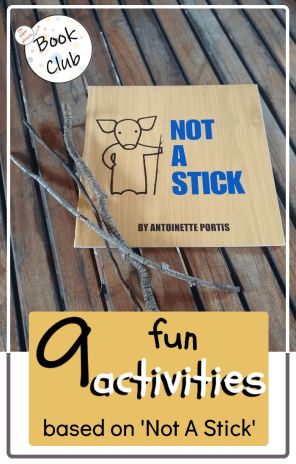 If you have ever read “Not A Stick’ by Antoinette Portis, you will know it quickly becomes a firm favorite in kid’s home libraries. These 9 fun activities, based on Not A Stick’, help to extend learning and understanding, as well as promote imaginative play in the early years. Great is you are looking for book inspired activities for homeschool, preschool, kindergarten and more. #PenAndPaperPhonics #reading Literature Activities, Kindergarten Books, Library Activities, Story Activities, Preschool Literacy, Creative Curriculum, Kindergarten Writing, Preschool Books, Home Libraries