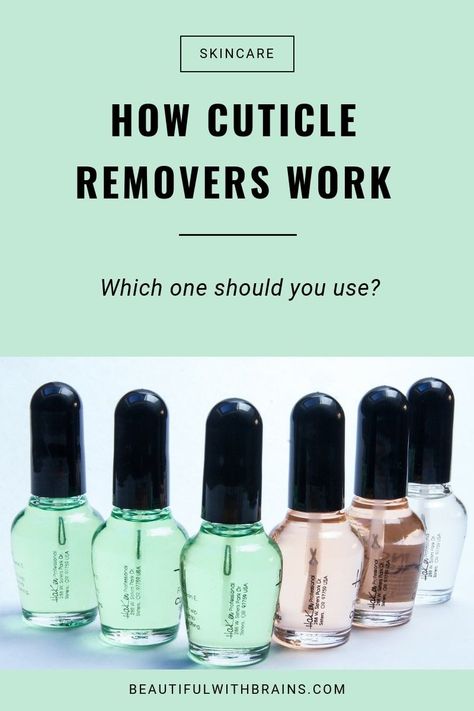 How Cuticle Removers Work. Click this pin to learn what ingredients are in cuticle removers that make them work and which cuticle removers you should go for to keep your cuticles healthy. #nailcare #nailtips #nailcaretips Nail Infection, Fungal Nail, Cuticle Care, Cuticle Remover, Nail Care Tips, Nail Cuticle, Fungal Infection, Nail Fungus, Nail Health