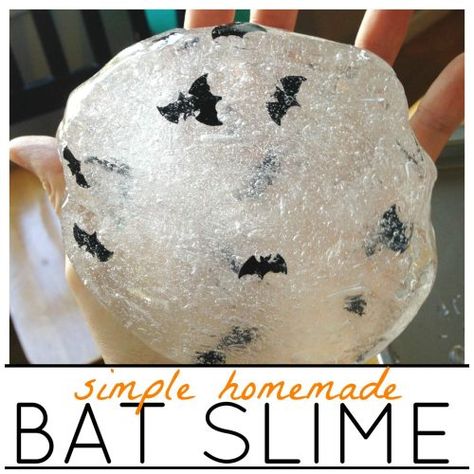 Halloween Slime, Halloween Science, Halloween Preschool, Steam Activities, Art Halloween, Theme Halloween, Kid Crafts, Halloween Activities, Halloween Bats