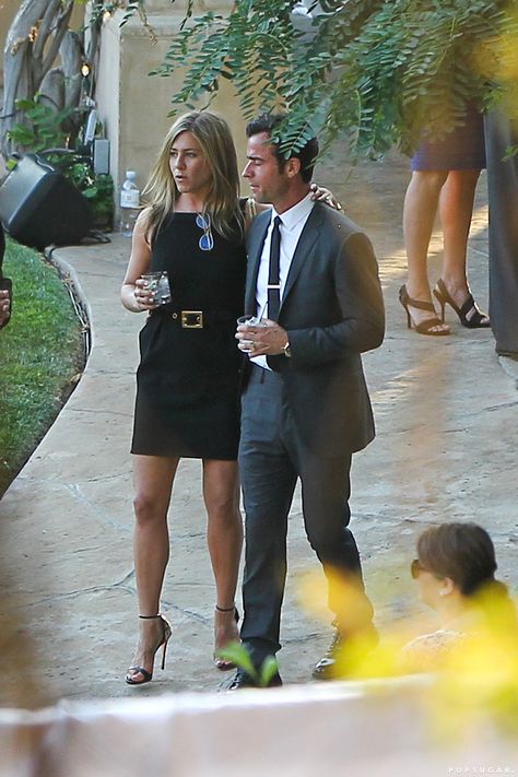 Justin Theroux Jennifer Aniston, Jennifer Aniston Wedding, Jen And Justin, Jen Aniston Style, Jennifer Aniston Style, Jen Aniston, Justin Theroux, Couple Style, Jimmy Kimmel